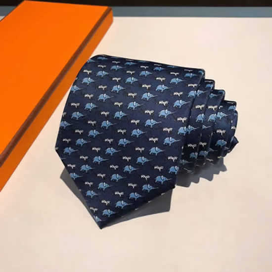 Classic Men Business Luxury Tie Replica Top Quality Hermes Ties 53